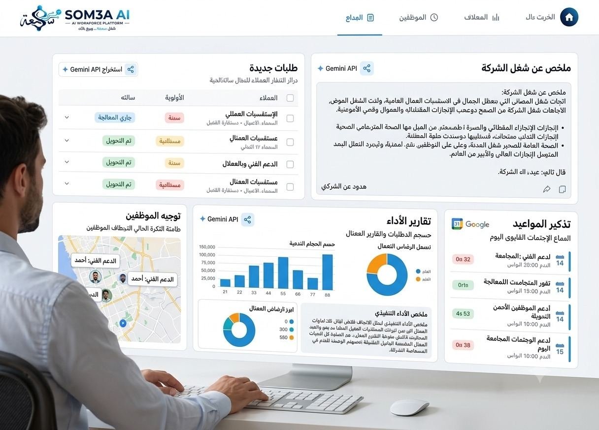 معاينة لوحة تحكم سمعة